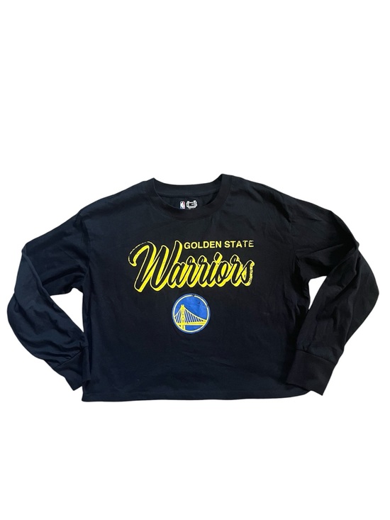 Ultra Game Tops - NBA Golden State Warriors Women’s Cropped long sleeve
